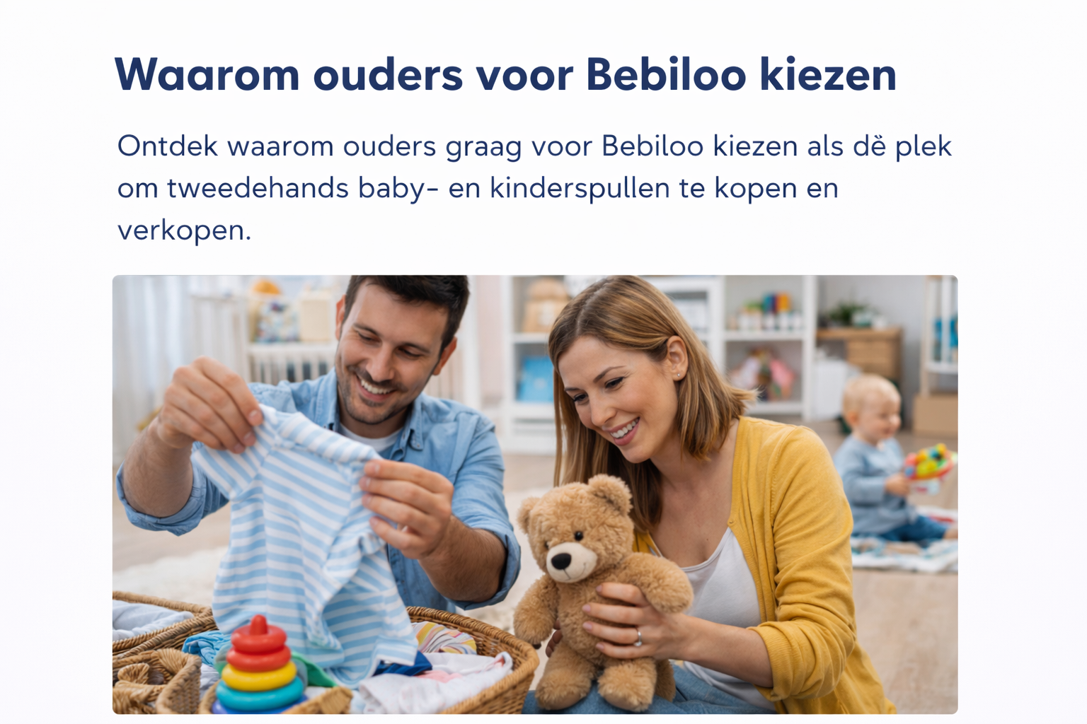 Waarom ouders voor Bebiloo kiezen